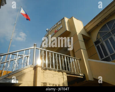 Die Bulacan Municipal Hall auf den Philippinen ist ein wichtiges Verwaltungsgebäude. Es dient als Verwaltungszentrum für die Provinz und richtet Regierungsfunktionen und öffentliche Dienste aus. Stockfoto