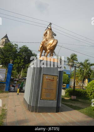 Dies bezieht sich auf die Bulacan Municipal Hall, ein prominentes Regierungsgebäude in der Provinz Bulacan auf den Philippinen. Es dient als Verwaltungszentrum für die lokale Regierung. Stockfoto