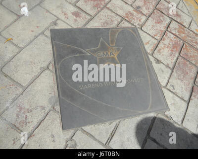 09530 GMA Network Center Walk of Fame 23 Stockfoto