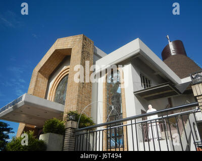 08281 Barangay Calumpang River Park Kirche Marikina City 01 Stockfoto