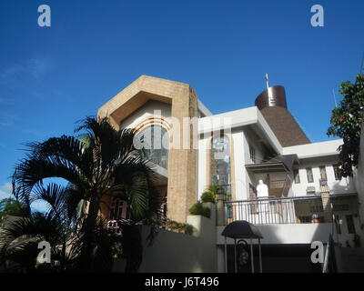 08281 Barangay Calumpang River Park Kirche Marikina City 03 Stockfoto