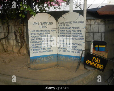 09671 Unbefleckte Empfängnis Pfarrei Bayan-Bayanan Avenue Concepcion Uno Marikina City 03 Stockfoto