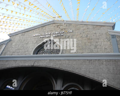 09671 Unbefleckte Empfängnis Pfarrei Bayan-Bayanan Avenue Concepcion Uno Marikina City 08 Stockfoto