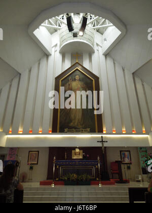 05521 Erzdiözese Heiligtum der göttlichen Barmherzigkeit Mandaluyong Stadt 10 Stockfoto