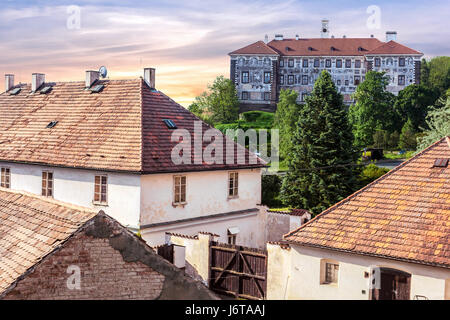 Geburtshaus von Antonin Dvorak, tschechische Komponist, Nelahozeves, Tschechische Republik, Europa Stockfoto