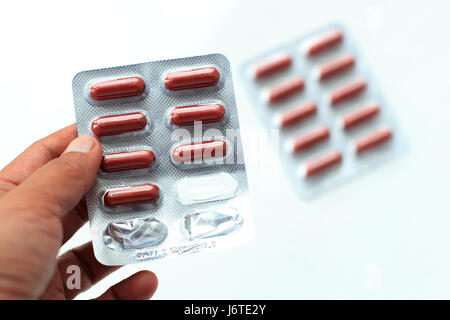 Cilicaine VK Phenoxymethylpenicillin 500 mg Kapseln Stockfoto