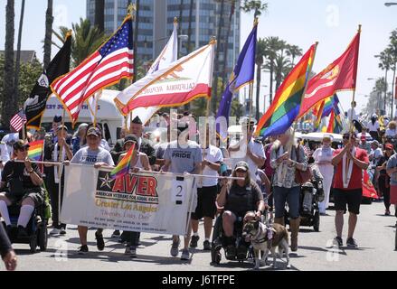 Los Angeles, Kalifornien, USA. 21. Mai 2017. Tausende von Menschen gehen auf die Straße für die 34. jährlichen Gay Pride Parade in Long Beach, Kalifornien am 21. Mai 2017. Bildnachweis: Ringo Chiu/ZUMA Draht/Alamy Live-Nachrichten Stockfoto