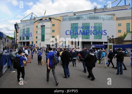 Eine allgemeine Ansicht des STAMFORD BRI CHELSEA PREMIER LEAGUE CHAMPIO STAMFORD BRIDGE Stadion LONDON ENGLAND 21. Mai 2017 Stockfoto