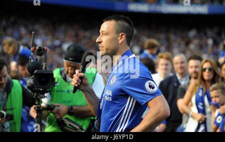 JOHN TERRY von CHELSEA macht ein CHELSEA V SUNDERLAND STAMFORD BRIDGE Stadion LONDON ENGLAND 21. Mai 2017 Stockfoto