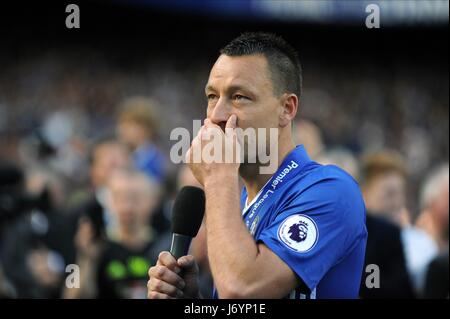 JOHN TERRY von CHELSEA macht ein CHELSEA V SUNDERLAND STAMFORD BRIDGE Stadion LONDON ENGLAND 21. Mai 2017 Stockfoto