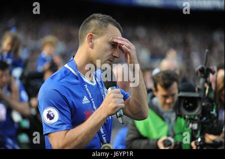 JOHN TERRY von CHELSEA macht ein CHELSEA V SUNDERLAND STAMFORD BRIDGE Stadion LONDON ENGLAND 21. Mai 2017 Stockfoto