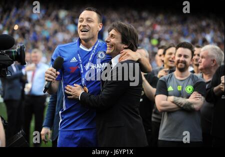 JOHN TERRY von CHELSEA macht ein CHELSEA V SUNDERLAND STAMFORD BRIDGE Stadion LONDON ENGLAND 21. Mai 2017 Stockfoto