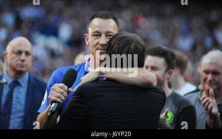 JOHN TERRY von CHELSEA macht ein CHELSEA V SUNDERLAND STAMFORD BRIDGE Stadion LONDON ENGLAND 21. Mai 2017 Stockfoto