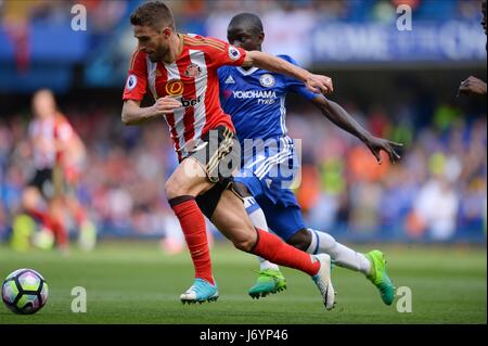 FABIO BORINI Sunderland ist CHELSEA V SUNDERLAND STAMFORD BRIDGE Stadion LONDON ENGLAND 21. Mai 2017 Stockfoto