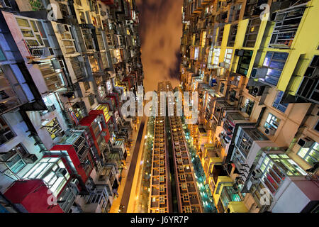 Quarry Bay high-Rise Gehäuses auf Hong Kong Island in Hongkong China Stockfoto