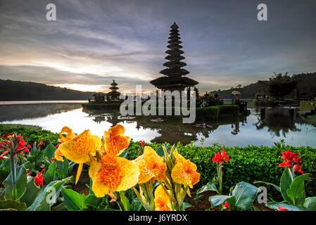 Pura Ulun Danu Beratan, Bali, Indonesien Stockfoto