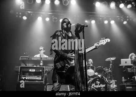 Dr. Fink, Brownmark, Bobby Z und Lisa Coleman von The Revolution, Prince's 80-er Backing Band treten im Phoenix Concert Theatre in Toronto, Kanada, auf Stockfoto