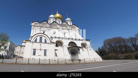 Russland: die Kathedrale des Erzengels gewidmet eine russisch-orthodoxe Kirche der Erzengel Michael auf dem Domplatz des Moskauer Kremls Stockfoto