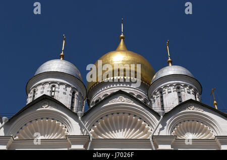 Russland: die Kathedrale des Erzengels gewidmet eine russisch-orthodoxe Kirche der Erzengel Michael auf dem Domplatz des Moskauer Kremls Stockfoto