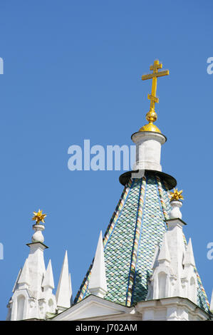 Russland: Details von Iwan der große Glockenturm, der höchste der Türme im Moskauer Kreml Komplex, erbaut im Jahre 1508 auf dem Domplatz Stockfoto