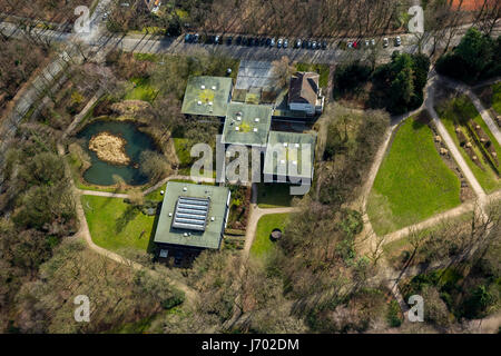 Museumsplatz Center Park Josef Albers-Strasse, Bottrop, Ruhrgebiet, Nordrhein-Westfalen, Deutschland, Museum Center Square Park Josef-Albers-Straße, Stockfoto