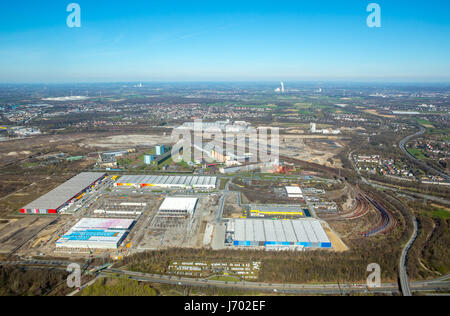 AMAZON Logistik Center Dortmund neben Decathlon, Dortmund, Ruhr Area, North Rhine-Westphalia, Germany, AMAZON Logistik Center Dortmund, Neben Decat Stockfoto