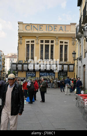 Cine Ideal, Madrid, Spanien Stockfoto