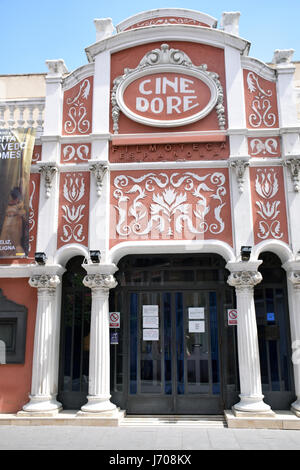 Cine Dore, das älteste Kino in Madrid, aus dem Jahr 1922, Spanien Stockfoto