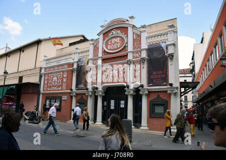 Cine Dore, das älteste Kino in Madrid, aus dem Jahr 1922, Spanien Stockfoto