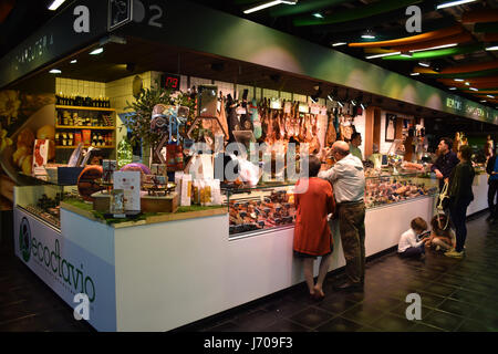 Mercado San Anton, Chueca, Madrid, Spanien Stockfoto