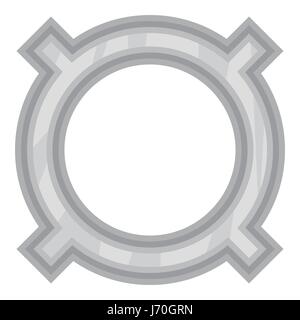 Zeichen für alle Währungen Symbol, monochromen Stil Stock Vektor