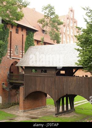 überqueren Sie Sightseeing macht Ritter Polen deutsche Medaille Schloss Burg Bildung Stockfoto