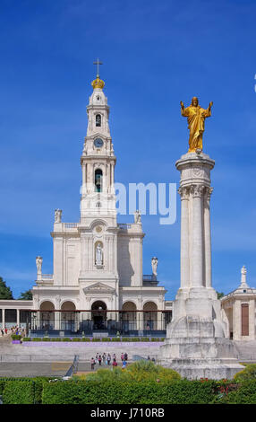 Heiligtum von Fatima in Portugal, Basilika Antiga Stockfoto