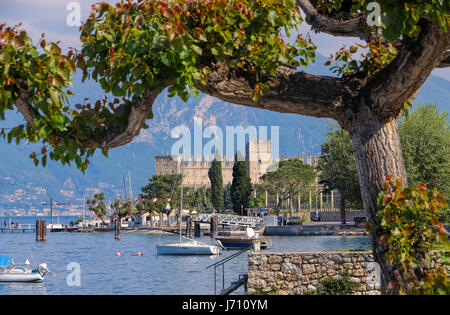 Torri del Benaco am Gardasee in Italien Stockfoto