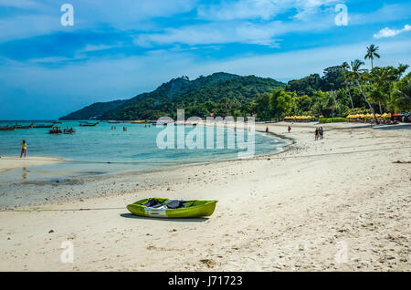 Strand in Phuket an diesem Morgen, Asien Stockfoto