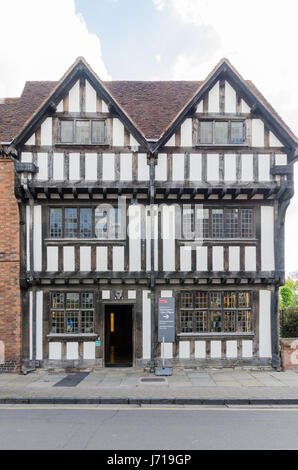 Shakespeares New Place Museum in Chapel Street in London, Warwickshire Stockfoto