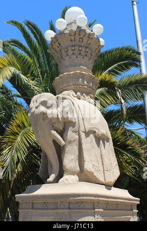 Guardian Elefant, Plaza Viña Del Mar, Sausalito, Kalifornien Stockfoto