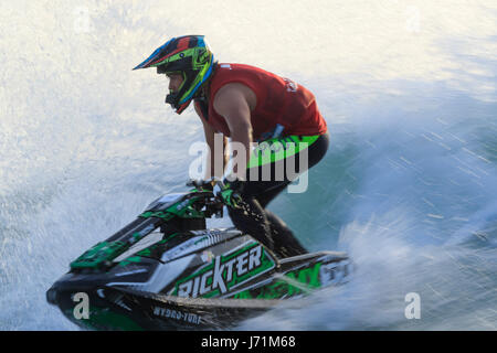 Nazare, Portugal. 21. Mai 2017. Welt und European Champioship Jetski Freeride, Nazare, Portugal, kann 2017 Credit: Eduardo Barrento/Alamy Live News Stockfoto