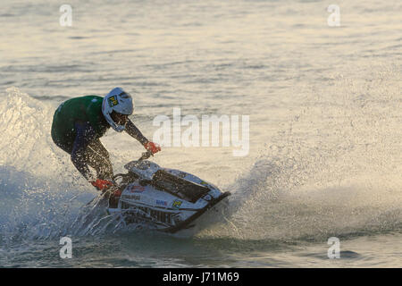 Nazare, Portugal. 21. Mai 2017. Welt und European Champioship Jetski Freeride, Nazare, Portugal, kann 2017 Credit: Eduardo Barrento/Alamy Live News Stockfoto