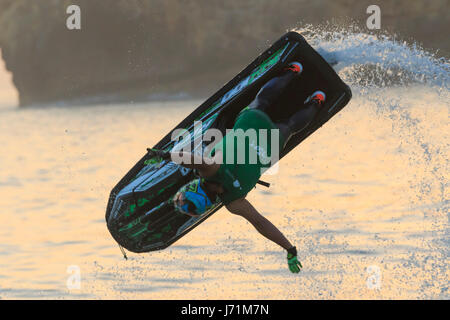 Nazare, Portugal. 21. Mai 2017. Welt und European Champioship Jetski Freeride, Nazare, Portugal, kann 2017 Credit: Eduardo Barrento/Alamy Live News Stockfoto