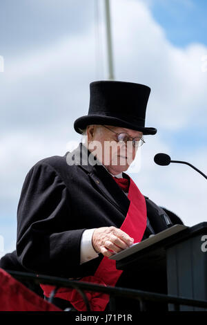 London, Ontario, Kanada. 22. Mai 2017. Victoria Day, eine kanadische öffentlichen Feiertag mit Feierlichkeiten zu Ehren von Königin Victorias Geburtstag, auch genannt Feier der Königin von England, auf Fawshawe Pioneer Village, London, Ontario, Kanada. Bildnachweis: Rubens Alarcon/Alamy Live-Nachrichten Stockfoto