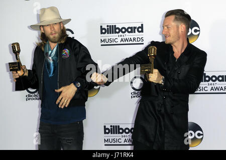 Las Vegas, USA. 21. Mai 2017. Tyler Hubbard Und Brian Kelley (Florida Georgia Line) Bei der Verleihung der Billboard Music Awards 2017 in der T-Mobile Arena. Las Vegas, 21.05.2017 | Verwendung Weltweit Credit: Dpa/Alamy Live-Nachrichten Stockfoto