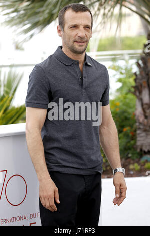 Cannes, Frankreich. 22. Mai 2017. Mathieu Kassovitz in der "Happy End" Fototermin während des 70. Cannes Film Festival im Palais des Festivals am 22. Mai 2017 in Cannes, Frankreich | Verwendung Weltweit Credit: Dpa/Alamy Live-Nachrichten Stockfoto