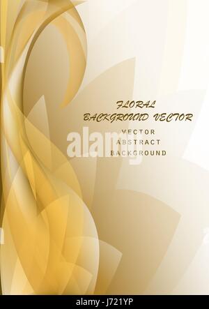 Abstrakt bunt elegante Wellen Blumenmuster Print, Raum Hintergrund kopieren, eignet sich für Tapete, Vorlage, Banner, Poster, Broschüre, Flyer, f Stock Vektor