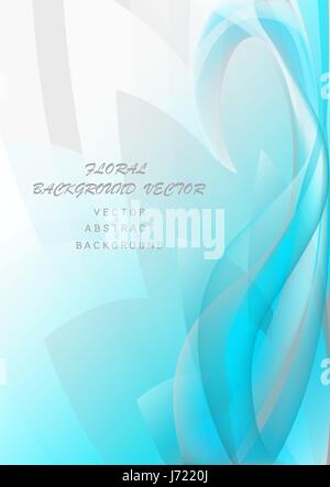 Abstrakt bunt elegante Wellen Blumenmuster Print, Raum Hintergrund kopieren, eignet sich für Tapete, Vorlage, Banner, Poster, Broschüre, Flyer, f Stock Vektor