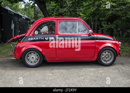 Fiat 500 Abarth Oldtimer Stockfoto