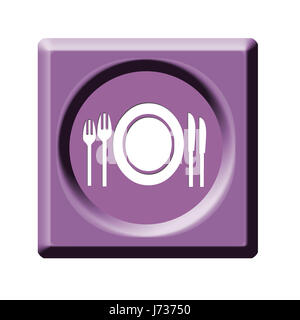 Button "Food-" Stockfoto