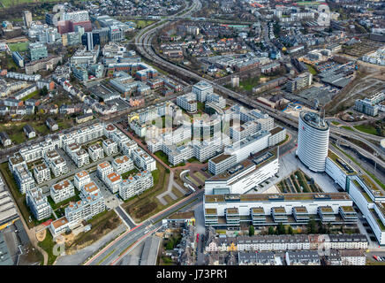 Vodafone Innovation Park, Vodafone Campus, Vodaphone Hauptsitz Düsseldorf, B7, Brüsseler Straße, Düsseldorf, Rheinland, Nordrhein Westfalen, Ger Stockfoto