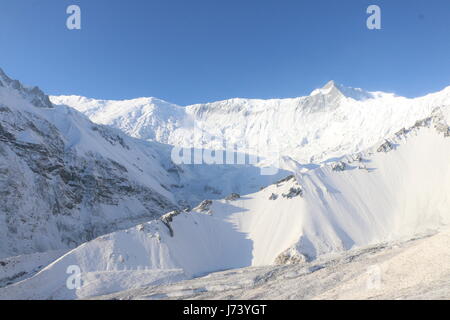 rund um die Annapurna Himalaya Palette Tilicho Lake Manang Nepal Stockfoto