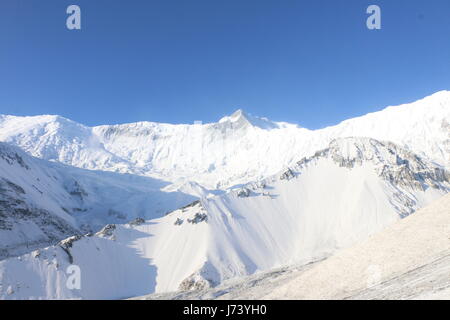 rund um die Annapurna Himalaya Palette Tilicho Lake Manang Nepal Stockfoto